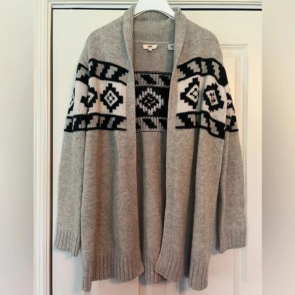 Levi’s southwestern wool blend cardigan. Size small. - Picture 1 of 8